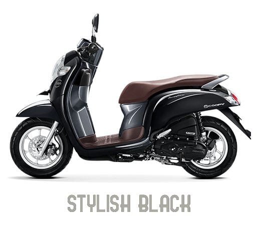 Warna Scoopy 2019 Stylish Hitam - BlogOtive