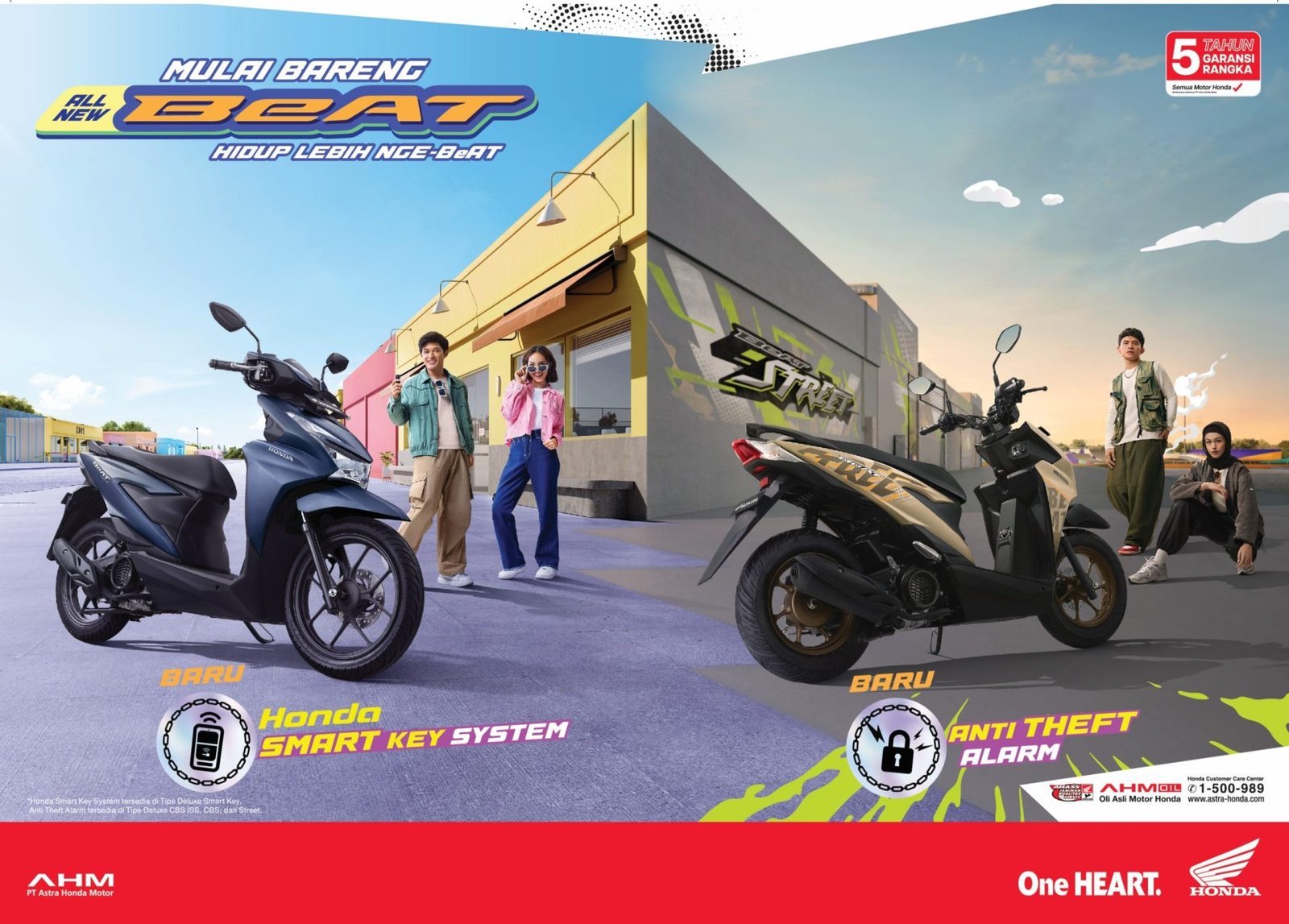 Ahm Luncurkan All New Honda Beat Dengan Desain Dan Fitur Keamanan Baru